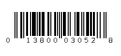 013800030528 Barcode