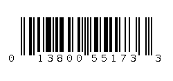 013800551733 Barcode