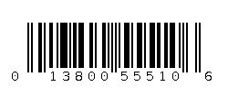 013800555106 Barcode
