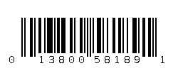 013800581891 Barcode