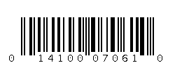 014100070610 Barcode