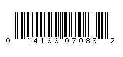 014100070832 Barcode