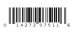 014272075116 Barcode