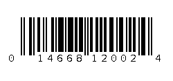 014668120024 Barcode