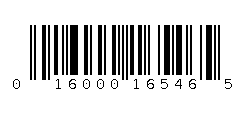 016000165465 Barcode