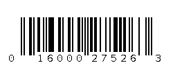 016000275263 Barcode