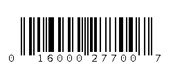 016000277007 Barcode