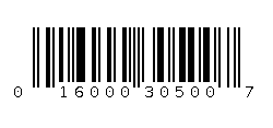 016000305007 Barcode