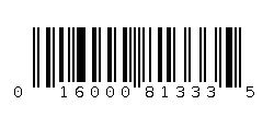 016000813335 Barcode