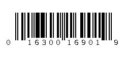 016300169019 Barcode