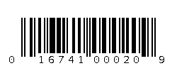 016741000209 Barcode