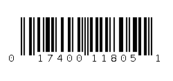 017400118051 Barcode