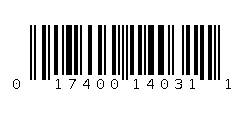 017400140311 Barcode