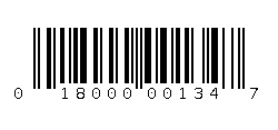 018000001347 Barcode