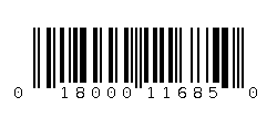 018000116850 Barcode