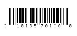 018195701008 Barcode