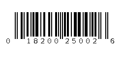 018200250026 Barcode