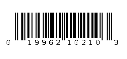 019962102103 Barcode