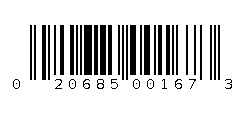 020685001673 Barcode