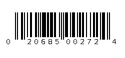 020685002724 Barcode