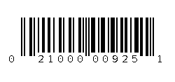 021000009251 Barcode