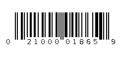 021000018659 Barcode