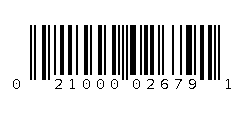 021000026791 Barcode