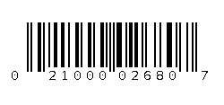 021000026807 Barcode