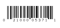 021000053711 Barcode