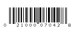 021000070428 Barcode