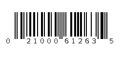 021000612635 Barcode