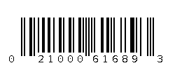 021000616893 Barcode