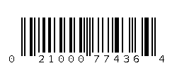 021000774364 Barcode