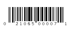021065000071 Barcode