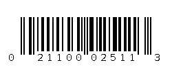 021100025113 Barcode
