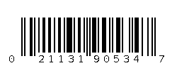 021131905347 Barcode