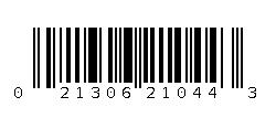021306210443 Barcode