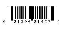 021306214274 Barcode