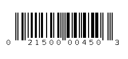 021500004503 Barcode