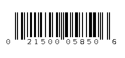 021500058506 Barcode