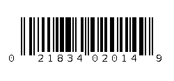 021834020149 Barcode