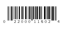 022000116024 Barcode