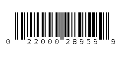 022000289599 Barcode