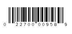 022700009589 Barcode