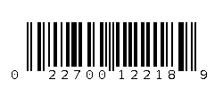 022700122189 Barcode