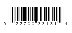 022700331314 Barcode