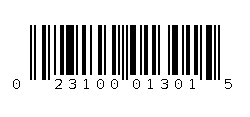 023100013015 Barcode