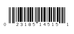 023185145151 Barcode