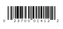 023700014122 Barcode