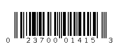 023700014153 Barcode